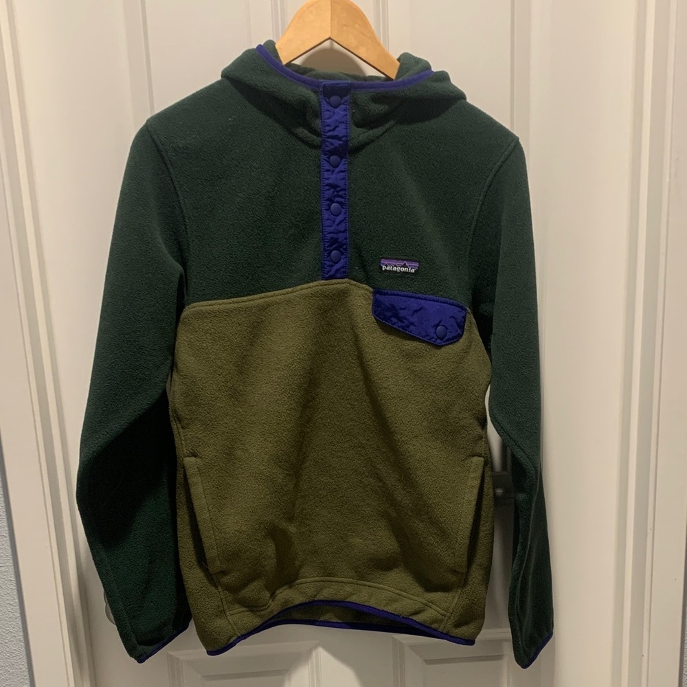 EUC Patagonia Synchilla Snap-T Fleece Hooded Pullover